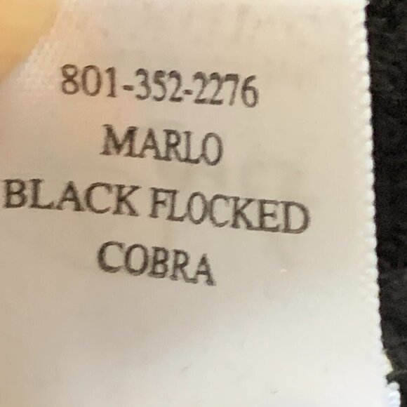 Rails M Marlo Flocked Cobra Print Boxy Pullover Double Side Zip Sweatshirt 49G - Picture 13 of 15